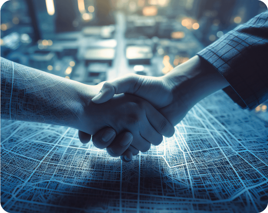 Business handshake